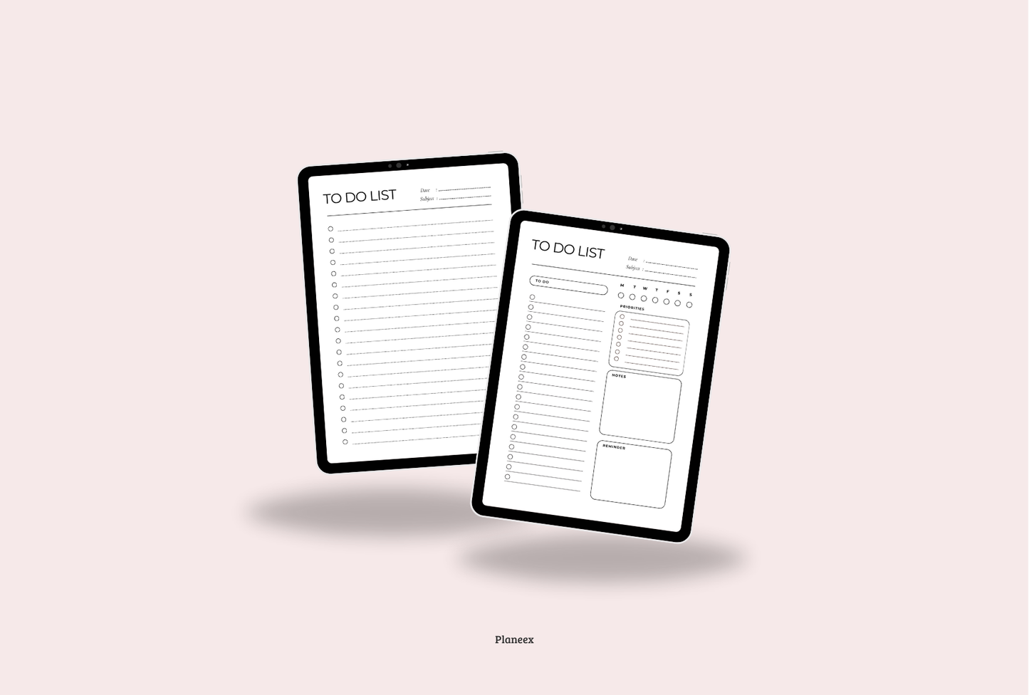 Minimalist To Do List - Planeex